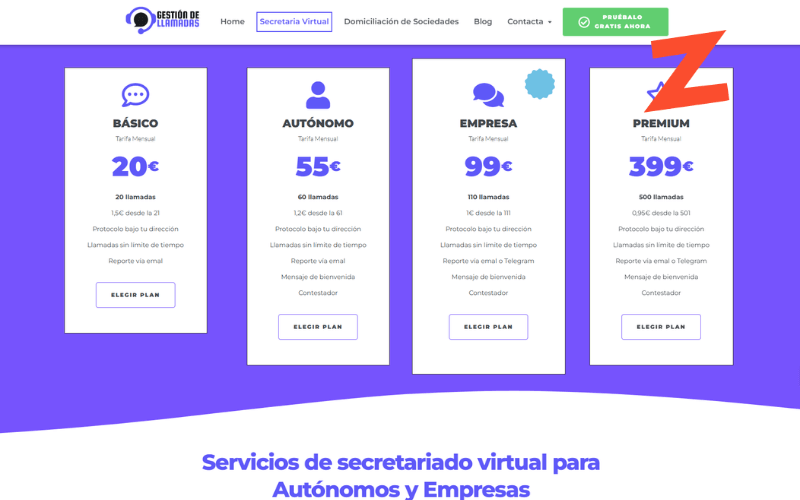 nueva pagina web servicio secretaria virtual
